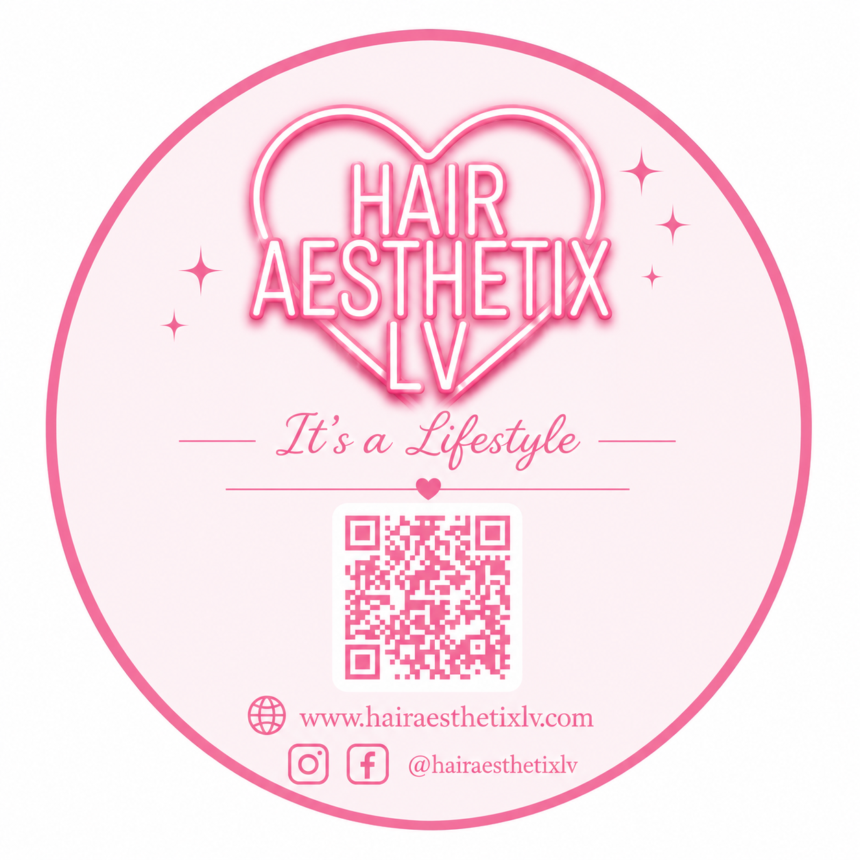 Hair Aesthetix LV brand design 1 by Dragons Blood Development
